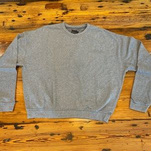 WSLY The Ecosoft Cropped Crewneck Sweatshirt NWOT